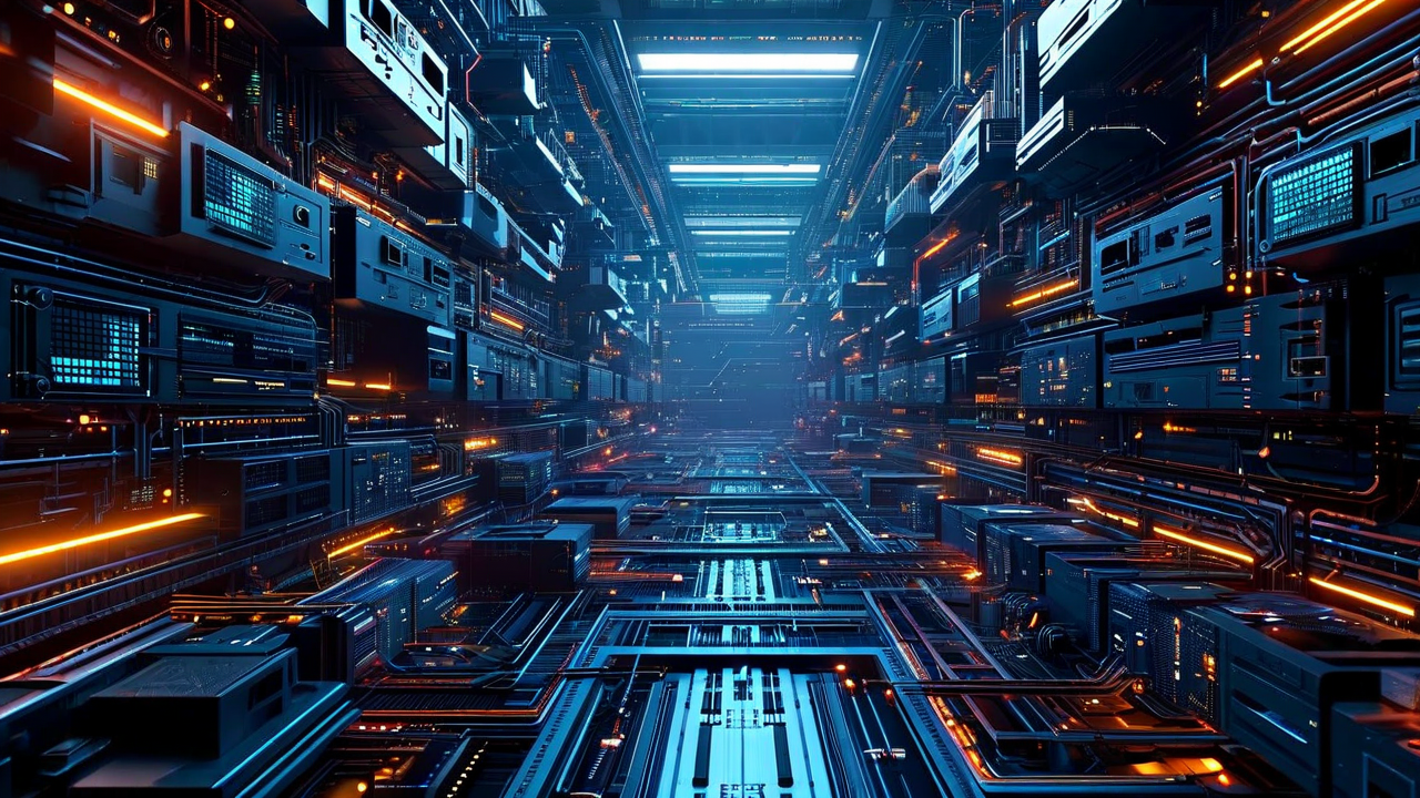 [Image: Engineer buried under layers of infrastructure components - ]