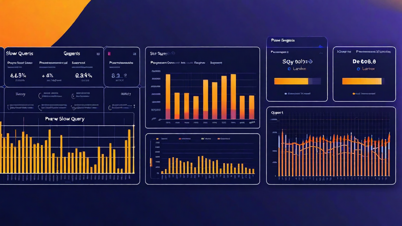 [Image: Loading spinner on a business intelligence dashboard with query timing breakdown - ]