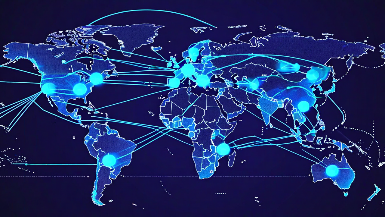 Multi-cloud data federation map